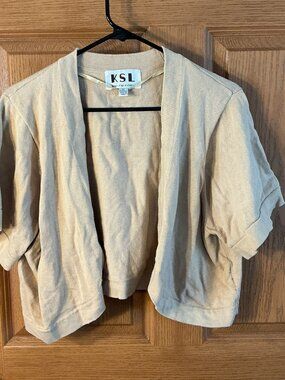 KSL Short Tan Cardigan